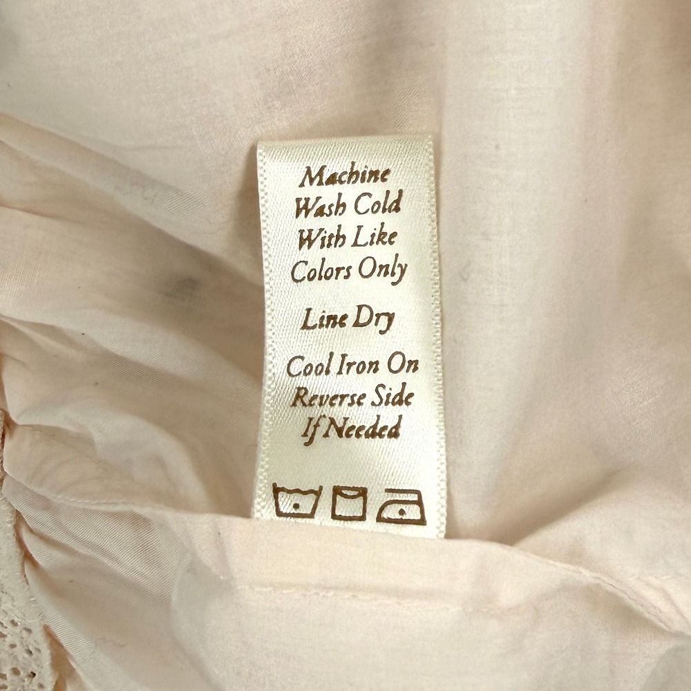 CHRISTY DAWN The Yolanda Organic Cotton Embroidered Maxi Dress Womens XL Cream - Picture 11 of 16